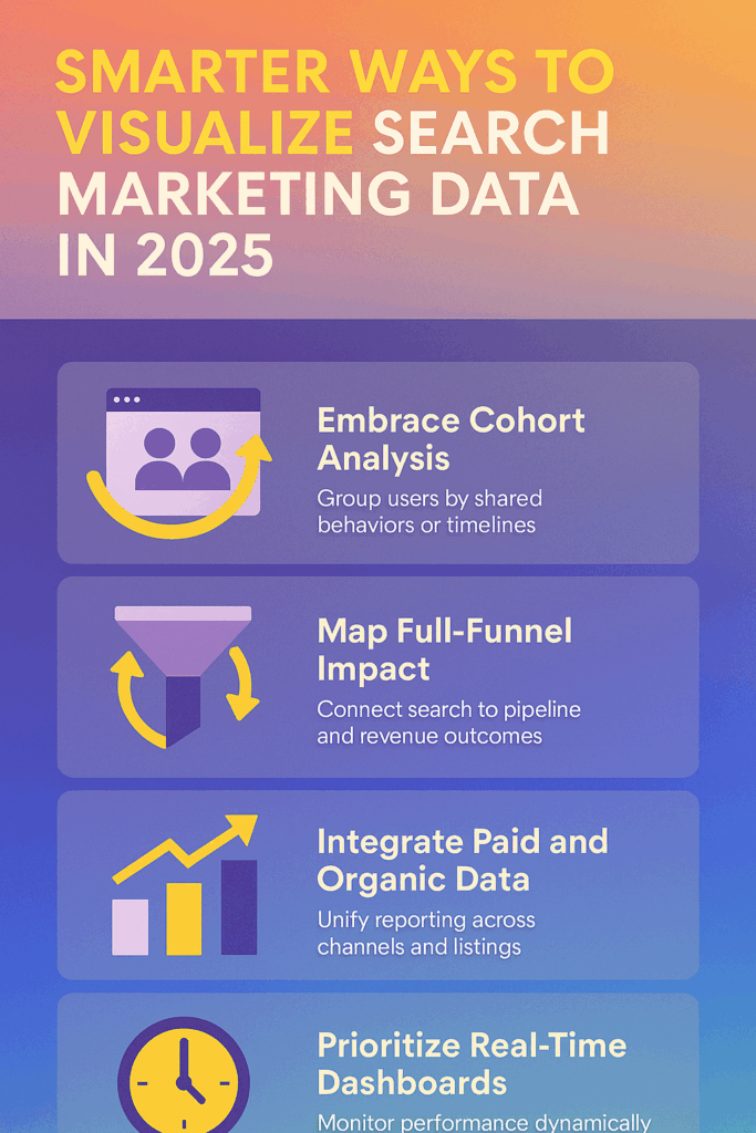 Visualize Search Marketing Data Infographic 2025